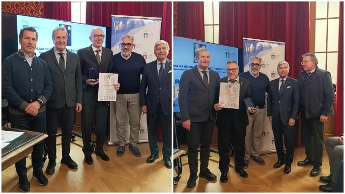 Benemerenze sportive, Palme di Bronzo per i valbormidesi Flavio Arena e Roberto Cirelli Benemerenze sportive, Palme di Bronzo per i valbormidesi Flavio Arena e Roberto Cirelli