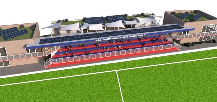 Calcio, Borgio Verezzi. Ecco il progetto del nuovo "Comunale", investimenti per quasi due milioni di euro Calcio, Borgio Verezzi. Ecco il progetto del nuovo "Comunale", investimenti per quasi due milioni di euro