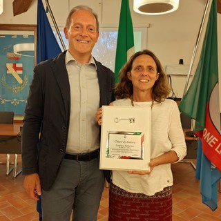 Vent'anni di servizio come volontaria in Africa: a Lorenza Vallarino le “Chiavi di Andora”