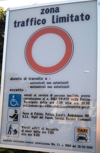 Borghetto Santo Spirito, l'8 aprile scatta la rivoluzione dello ZTL