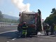 Incendio in un compattatore della carta lungo l'A10: intervento dei vigili del fuoco Incendio in un compattatore della carta lungo l'A10: intervento dei vigili del fuoco