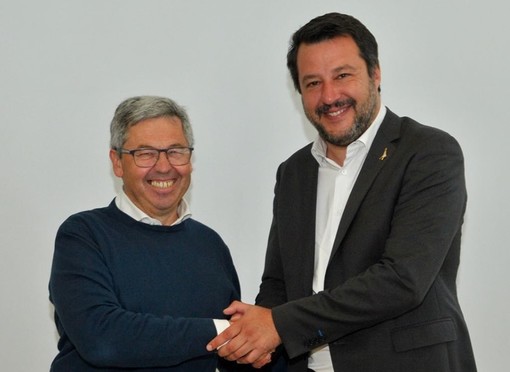 Albenga, questa sera l'arrivo di Matteo Salvini Albenga, questa sera l'arrivo di Matteo Salvini