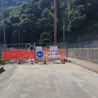 Il cantiere in via Parasio