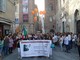 Immagini del corteo di Albenga al quale ha partecipato la mamma di Loredana- Lucia Colucci