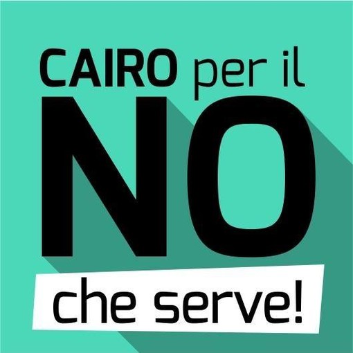 Referendum, venerdi nuovo incontro a Dego organizzato dal Comitato civico "Cairo per il NO"