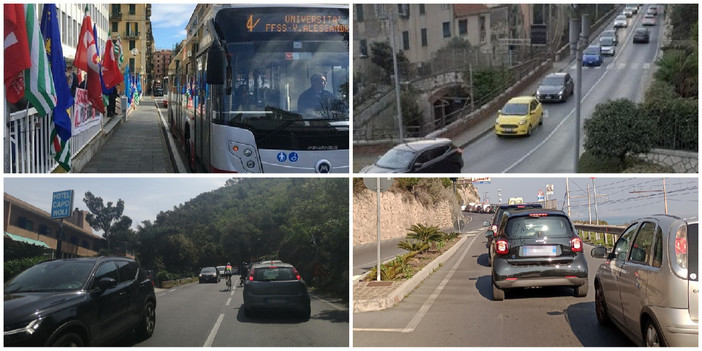 Semafori, sensi unici e cantieri. Per i sindacati allarme viabilità nel medio ponente savonese: "A pagare il mezzo pubblico"