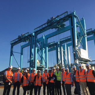 I "chimici" europei in visita al Terminal di Vado Ligure