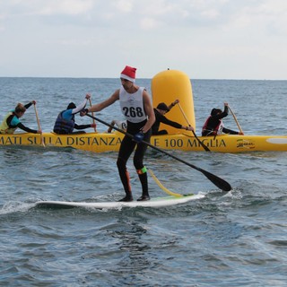 Assonautica alla manifestazione sportiva "W.A.S. Christmas Race" per l'assistenza in mare alle canoe