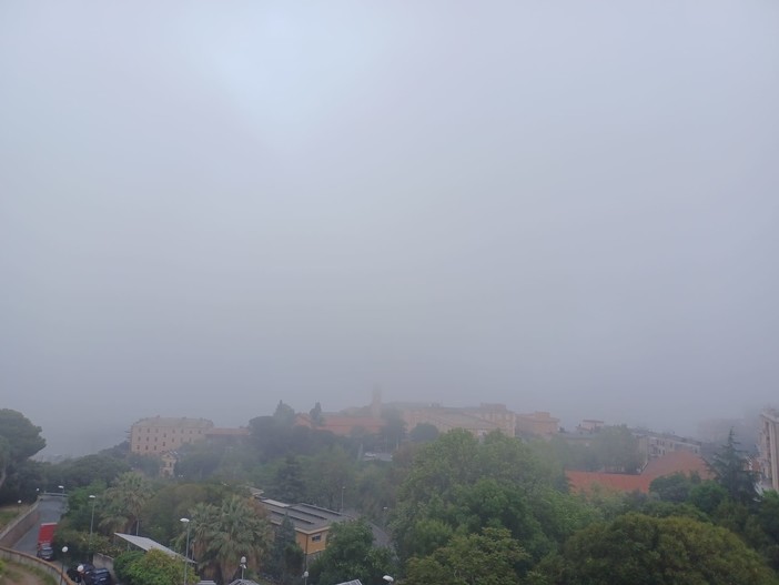 La caligo avvolge Savona: la nebbia marina è tornata La caligo avvolge Savona: la nebbia marina è tornata
