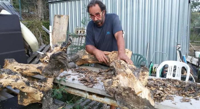 Addio all'artigiano e scultore Cesare Oneda, amico di Tovo San Giacomo
