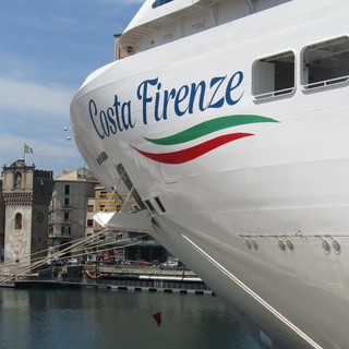 Una nave ispirata alla bellezza del Rinascimento: inaugurazione a Savona di Costa Firenze (FOTO)