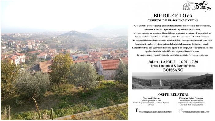 Bietole e uova: a Boissano viaggio tra gusto e tradizione