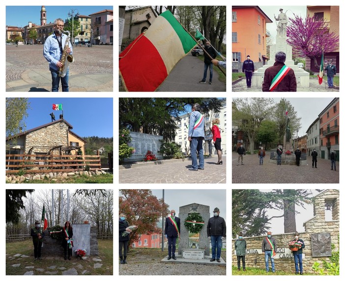 Cerimonie ristrette e via social: cosi i comuni della Val Bormida hanno festeggiato il 25 Aprile (FOTO e VIDEO)