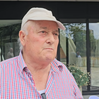 Francesco Calabrese, subito dopo l'acquisizione del marchio dell'Unione Sportiva Albenga