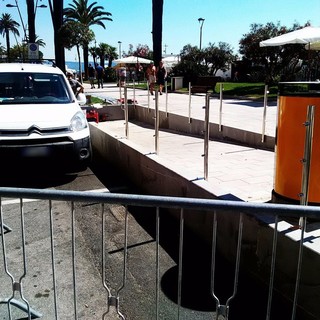 Ceriale: al via la messa in sicurezza sulla "rampa della discordia" (VIDEO)