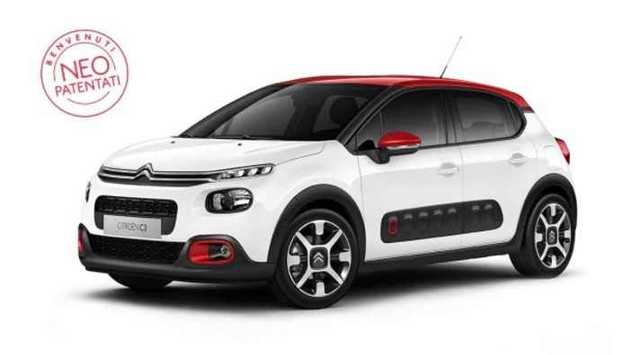 Citroen C3 per neopatentati: offerte a km zero