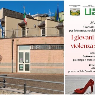&quot;I giovani maschi e la violenza sulle donne&quot;: a Borgio Verezzi l'incontro pubblico organizzato da Associazione Agorà e Unitre