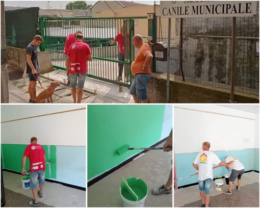 Savona, i Custodi del Bello al lavoro alla scuola del Santuario dove ogni aula avrà un colore diverso Savona, i Custodi del Bello al lavoro alla scuola del Santuario dove ogni aula avrà un colore diverso