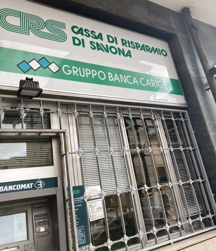 Albisola Sup., chiude la storica filiale della banca Carige/Bper di corso Mazzini: verrà accorpata ad Albissola Marina Albisola Sup., chiude la storica filiale della banca Carige/Bper di corso Mazzini: verrà accorpata ad Albissola Marina