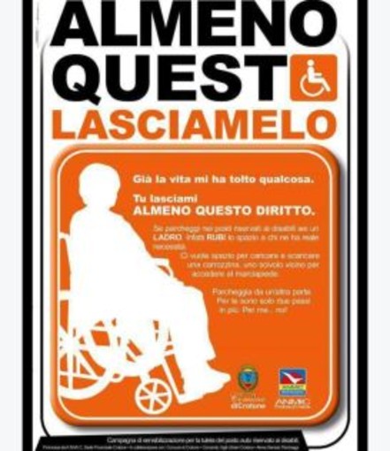 Albenga, la Lega Nord contro chi occupa i parcheggi riservati ai disabili