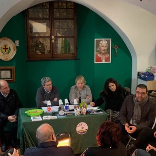 Elezioni Albenga, incontro nella sede della Lega per Calleri: "E' lui la scelta vincente per la città"