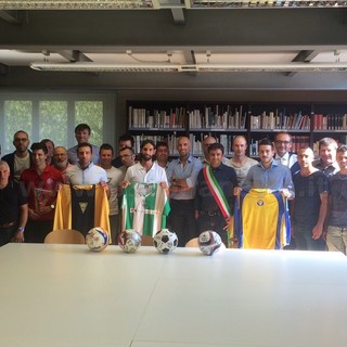 Cairo Montenotte presenta le 4 squadre cittadine: Vernissage per Cairese, Bragno, Aurora e Rocchettese