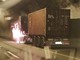 Camion a fuoco in galleria sulla A10: riaperto tra Pegli e Prà in direzione Genova Camion a fuoco in galleria sulla A10: riaperto tra Pegli e Prà in direzione Genova
