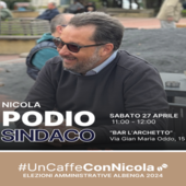 Albenga 2024, il 27 aprile nuovo &quot;Caffè con Nicola&quot; insieme al candidato sindaco Podio