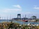 Le immagini della Costa Concordia nel porto di Genova Voltri-Pra