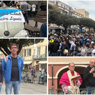 Vespa Club Pietra Ligure, quarta edizione da record per la "Benedizione dei caschi"