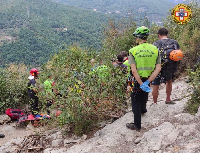 Climber muore precipitando a Finale: è un 56enne tedesco, non aveva il caschetto Climber muore precipitando a Finale: è un 56enne tedesco, non aveva il caschetto