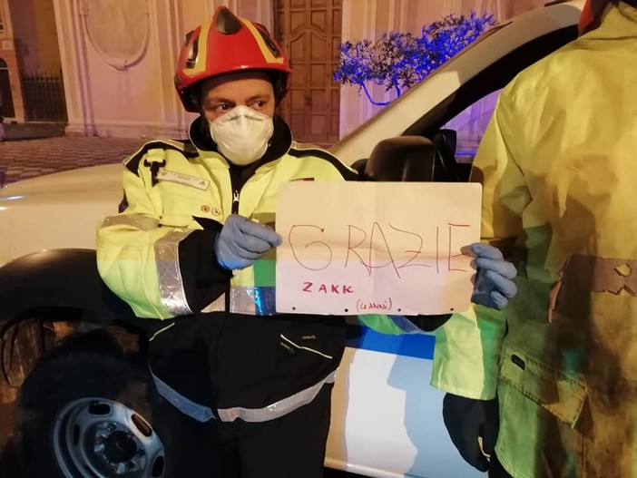 Finalpia: il messaggio del piccolo Zakk che commuove la Protezione Civile e i social Finalpia: il messaggio del piccolo Zakk che commuove la Protezione Civile e i social