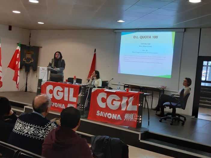 1000 per 'Quota 100' e 9000 savonesi per il reddito di cittadinanza, dubbi sul "navigator". Pasa (Cgil): "Sarà lavoro precario"