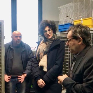 Savona, il sindaco Caprioglio e l'assessore Scaramuzza fanno visita alla sede ENPA