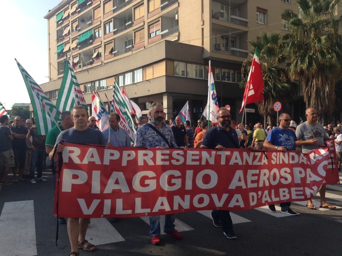 Il gruppo "Semplicemente Noli" si schiera a fianco dei lavoratori Piaggio Aerospace