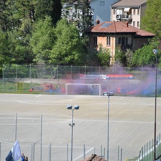 Foto presa dalla pagina Facebook Ultras Rocchettese - "Roman Bridge Warriors" Curva Bozure