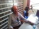 Enzo Canepa negli studi di Radio Onda Ligure 101