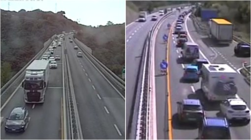Traffico sulla A10, il Ponente savonese nella morsa dei cantieri: lunghe code tra Savona e Finale Traffico sulla A10, il Ponente savonese nella morsa dei cantieri: lunghe code tra Savona e Finale