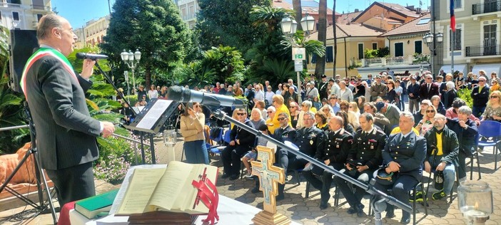 Alassio e Laigueglia celebrano il 25 Aprile nell'80° anniversario del voto alle donne e della nascita della Repubblica