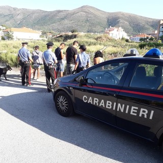 I Carabinieri "passano al setaccio" l'area T1 di Ceriale