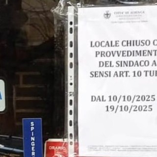 Albenga, chiude per dieci giorni un minimarket di viale Pontelungo