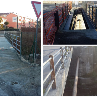 Carcare: una nuova passerella pedonale in via Barrili