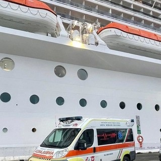 Covid, anche la Croce Bianca di Albenga per il trasporto dei positivi della Msc Grandiosa