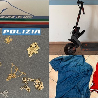 Scippi con strappo su un monopattino, 25enne per 4 anni non potrà venire a Savona