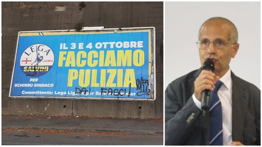 Manifesti della Lega imbrattati, Schirru: "Gesto spiacevole, ricordiamo sempre la democrazia come valore fondante" Manifesti della Lega imbrattati, Schirru: "Gesto spiacevole, ricordiamo sempre la democrazia come valore fondante"