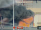 Camion prende fuoco in autostrada all'altezza di Albisola