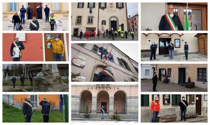 I sindaci della Val Bormida hanno risposto presente: minuto di raccoglimento per le vittime del Coronavirus (FOTO)