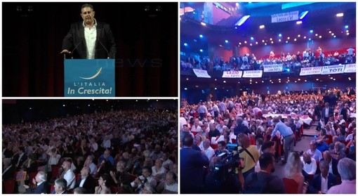 Iniziata a Roma la convention 'L'Italia in crescita' organizzata dal Presidente della Regione Liguria Giovanni Toti, molti gli amministratori locali presenti