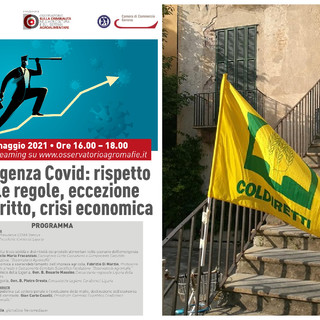 Agromafie: il 27 maggio il webinar "Emergenza covid: rispetto delle regole, eccezione del diritto, crisi economica"