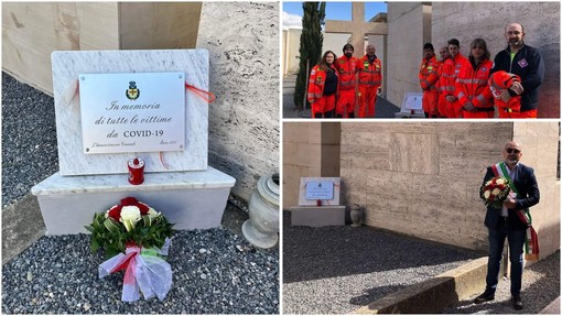 A Borghetto S.Spirito l'omaggio alle vittime del Covid: commozione nel ricordo di quei drammatici giorni (FOTO)